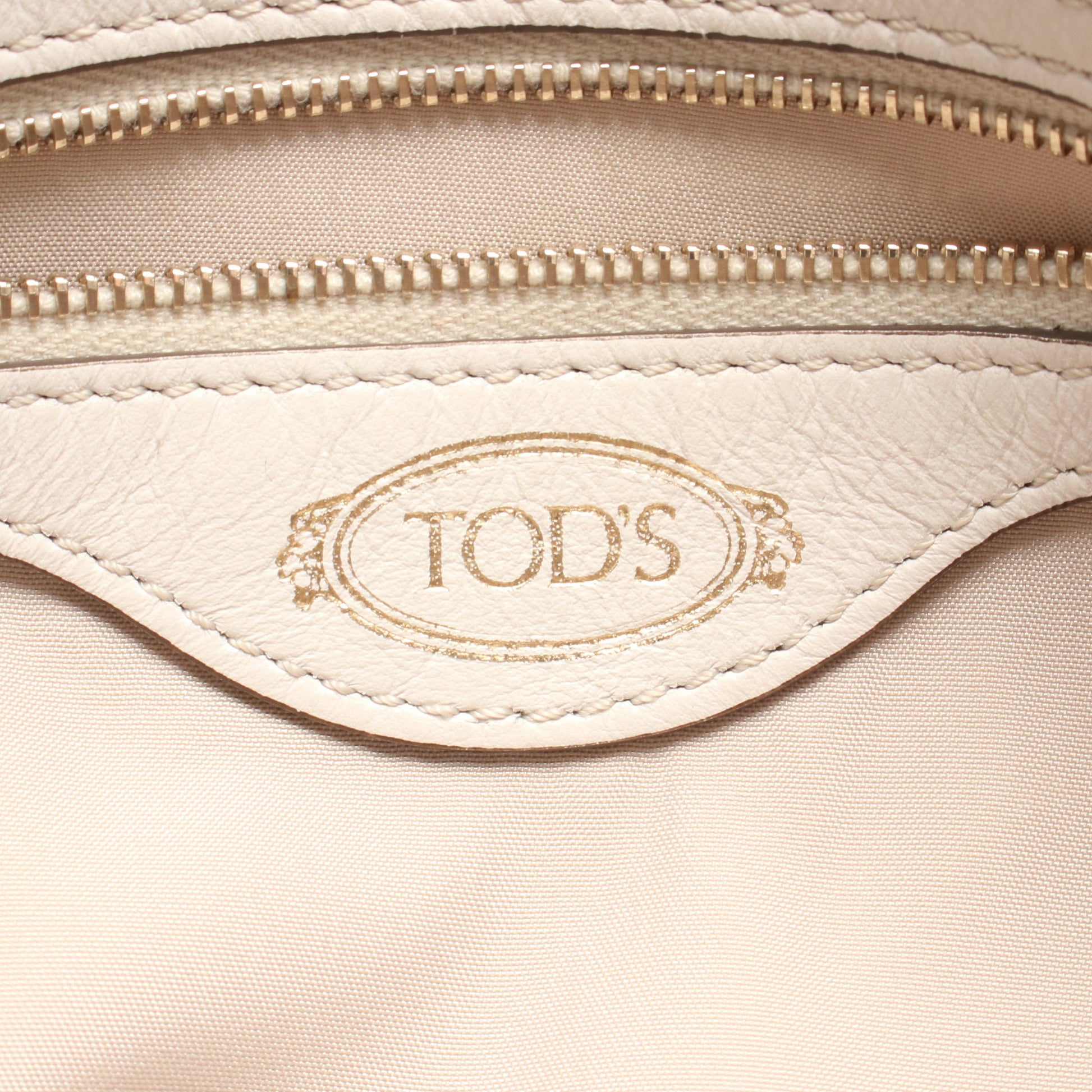 フラワーバッグ ショルダーバッグ レザー ホワイト トッズ バッグ TOD'S