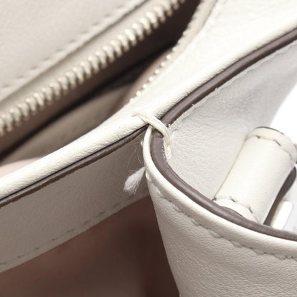 フラワーバッグ スタッズ ショルダーバッグ レザー ホワイト トッズ バッグ TOD'S