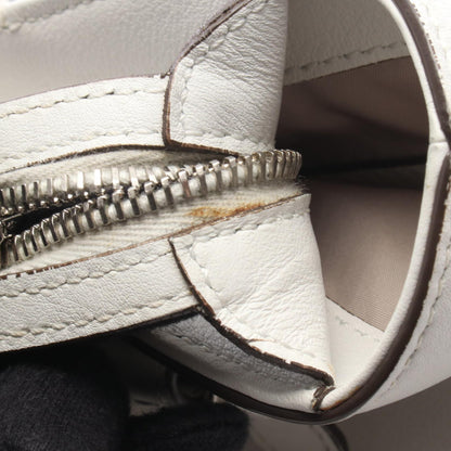 フラワーバッグ スタッズ ショルダーバッグ レザー ホワイト トッズ バッグ TOD'S