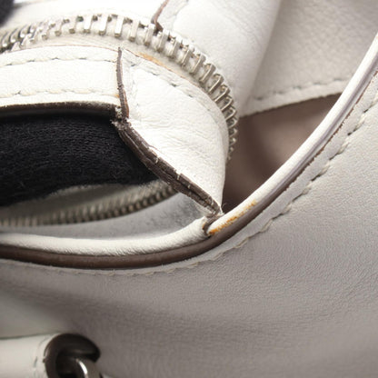 フラワーバッグ スタッズ ショルダーバッグ レザー ホワイト トッズ バッグ TOD'S