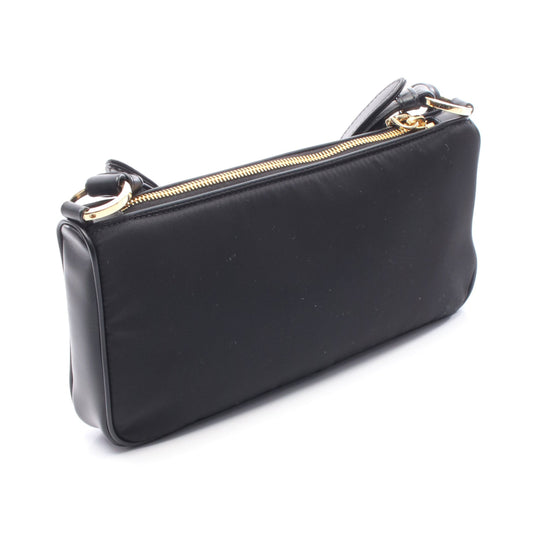 Re-Nylon スモール ショルダーバッグ ナイロン レザー ブラック プラダ バッグ PRADA