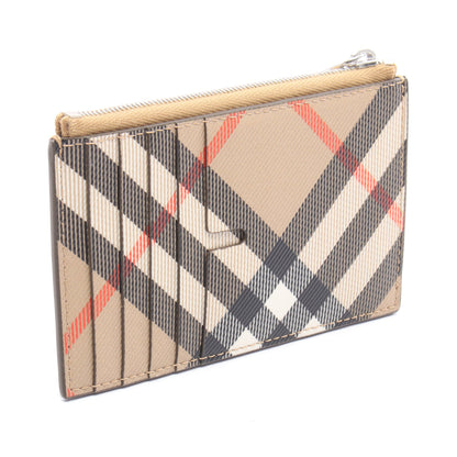 カードケース コインケース チェック PVC ベージュ マルチカラー バーバリー 財布・小物 BURBERRY