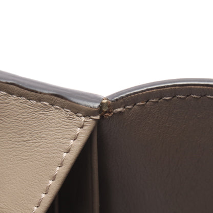 FFダイヤモンド 二つ折り長財布 レザー グレーベージュ グレーブラウン フェンディ 財布・小物 FENDI