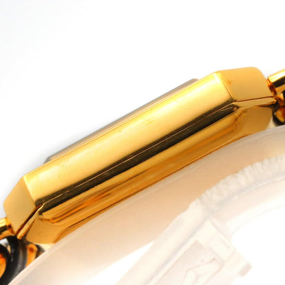 プルミエール S レディース 腕時計 クオーツ GP レザー ブラック シャネル