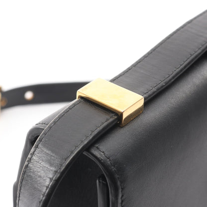 30 MONTAIGNE モンテーニュ ショルダーバッグ レザー ブラック クリスチャンディオール バッグ Christian Dior