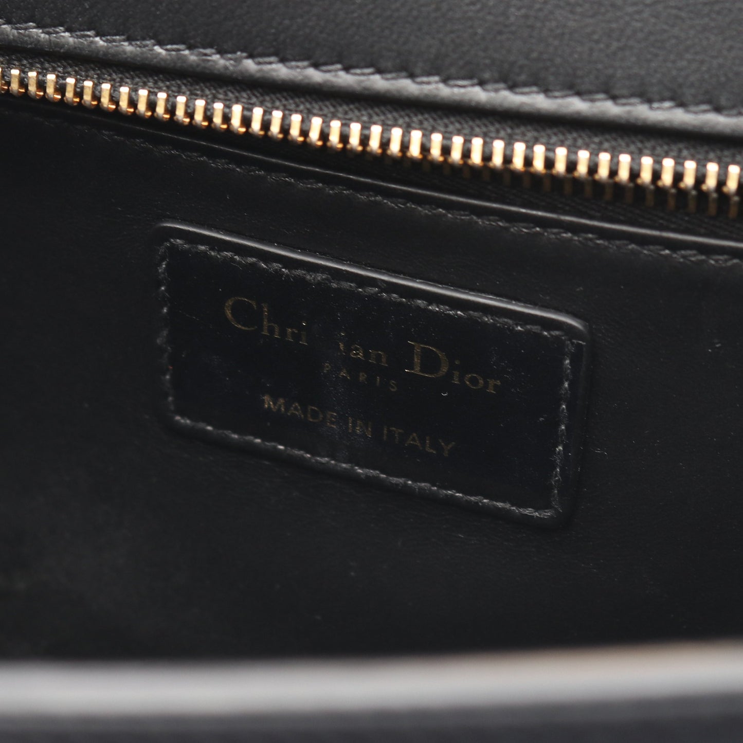 30 MONTAIGNE モンテーニュ ショルダーバッグ レザー ブラック クリスチャンディオール バッグ Christian Dior