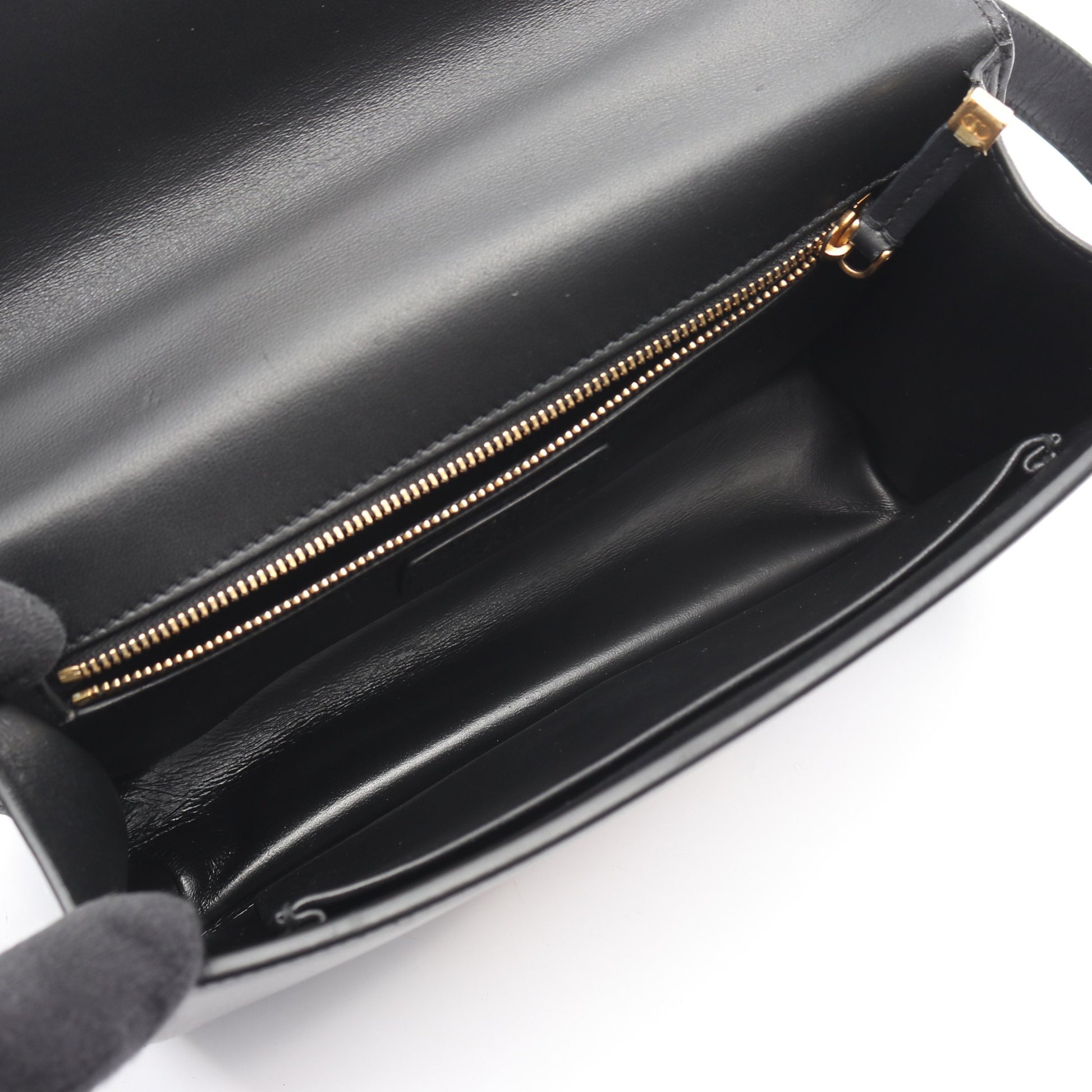 30 MONTAIGNE モンテーニュ ショルダーバッグ レザー ブラック クリスチャンディオール バッグ Christian Dior