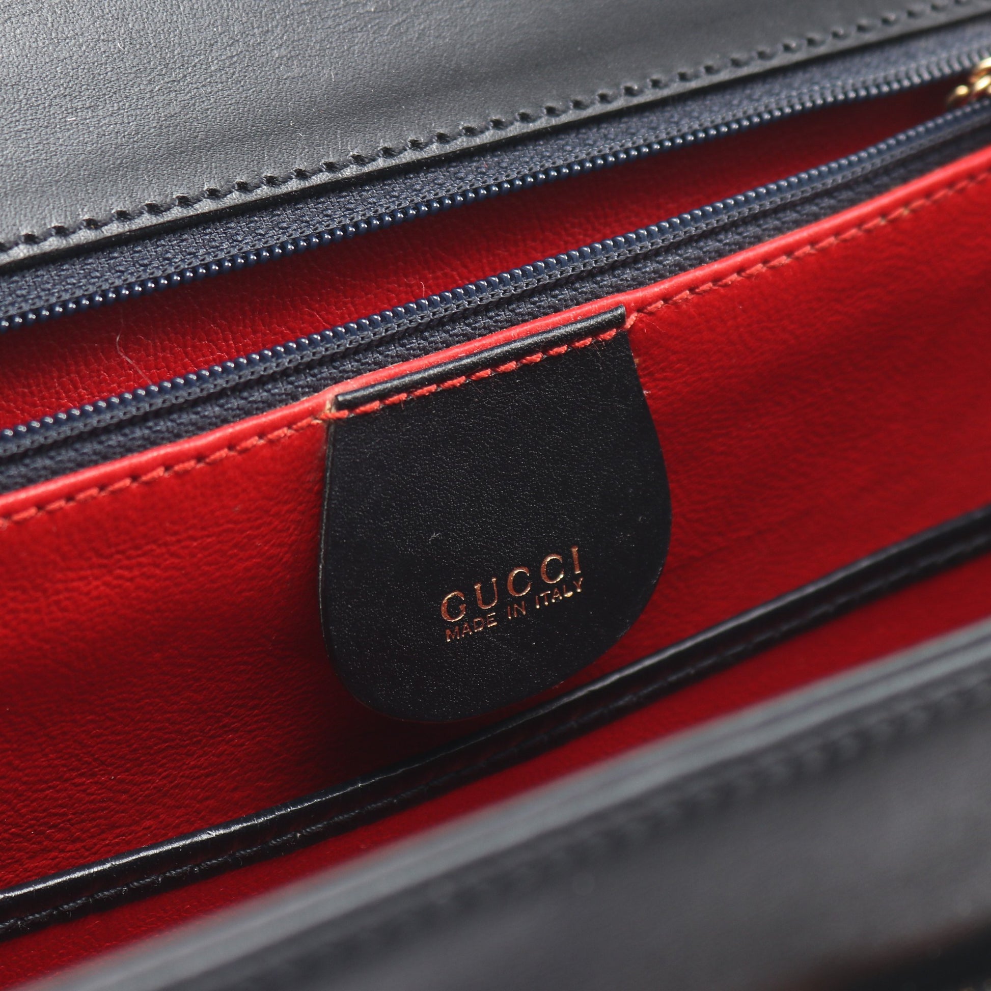 バンブー ハンドバッグ レザー ブラック 2WAY グッチ バッグ GUCCI
