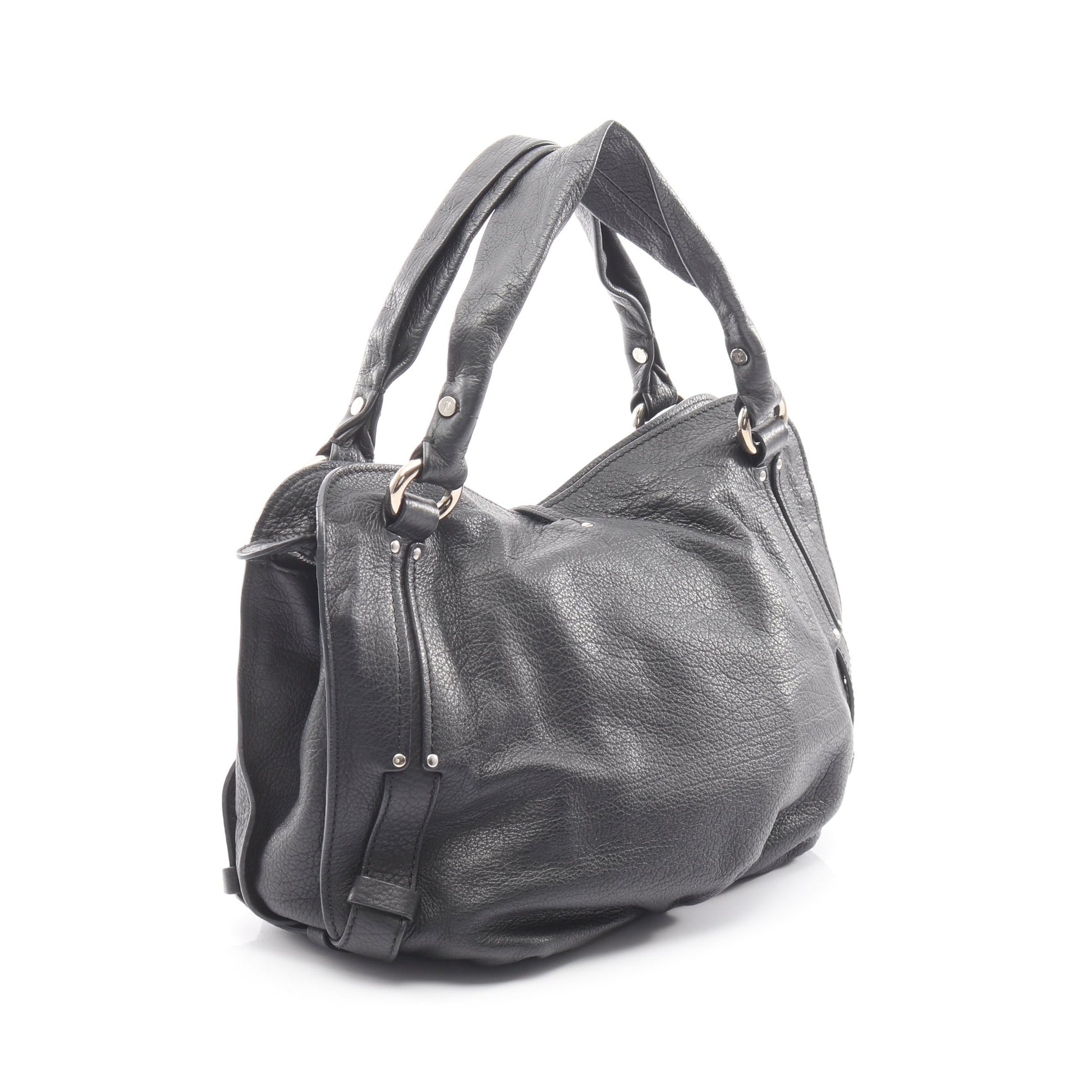 ビタースウィート ハンドバッグ レザー ブラック セリーヌ バッグ CELINE