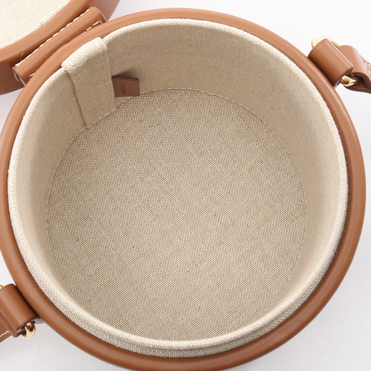 SMALL TAMBOUR タンブール トリオンフ ショルダーバッグ キャンバス レザー アイボリー レッド ライトブラウン セリーヌ バッグ CELINE