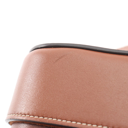 キュイルトリオンフ ミディアム ボックス ショルダーバッグ レザー ブラウン セリーヌ バッグ CELINE