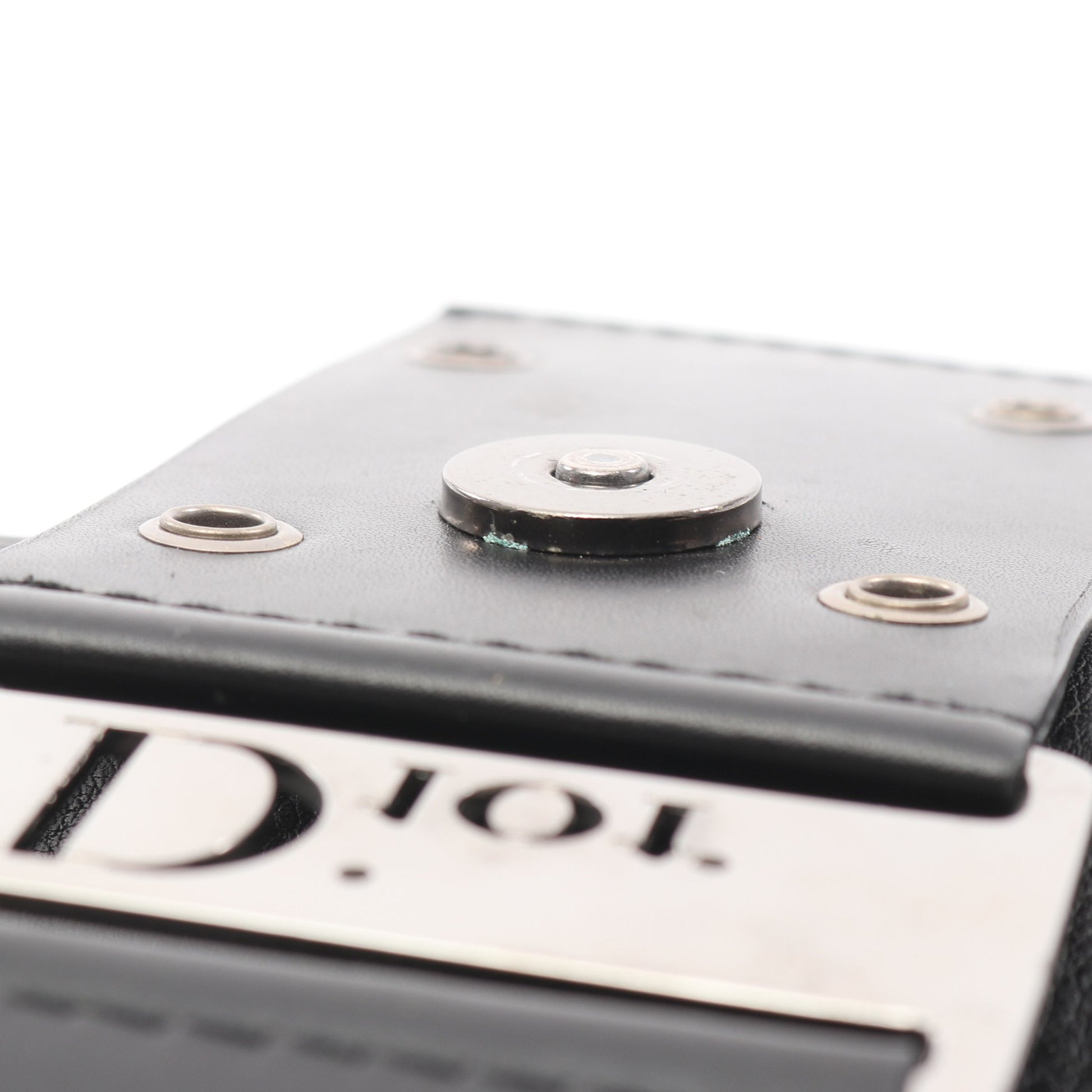 ストリートシック ショルダーバッグ レザー ブラック クリスチャンディオール バッグ Christian Dior