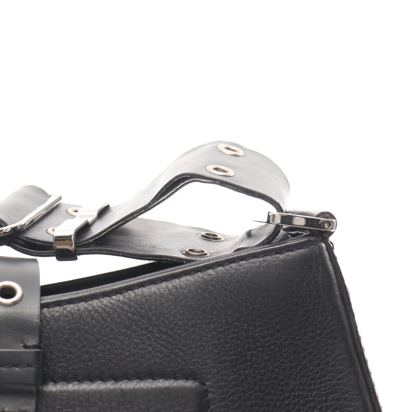 ストリートシック ショルダーバッグ レザー ブラック クリスチャンディオール バッグ Christian Dior