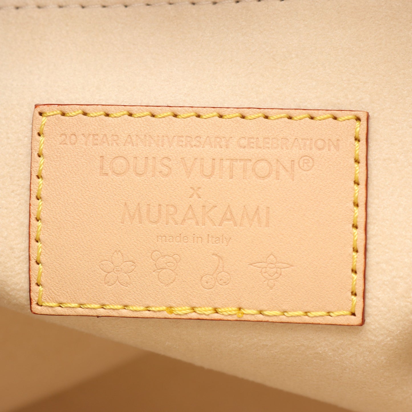 LOUIS VUITTON × 村上隆 オンザゴー トランクMM モノグラムマルチカラー ブロン ショルダーバッグ トートバッグ PVC レザー ホワイト 2WAY ルイヴィトン バッグ LOUIS VUITTON