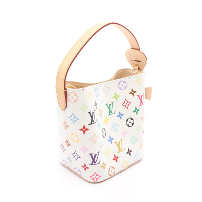 LV × TM オールインBB モノグラムマルチカラー ハンドバッグ PVC レザー ホワイト マルチカラー 2WAY ルイヴィトン バッグ LOUIS VUITTON