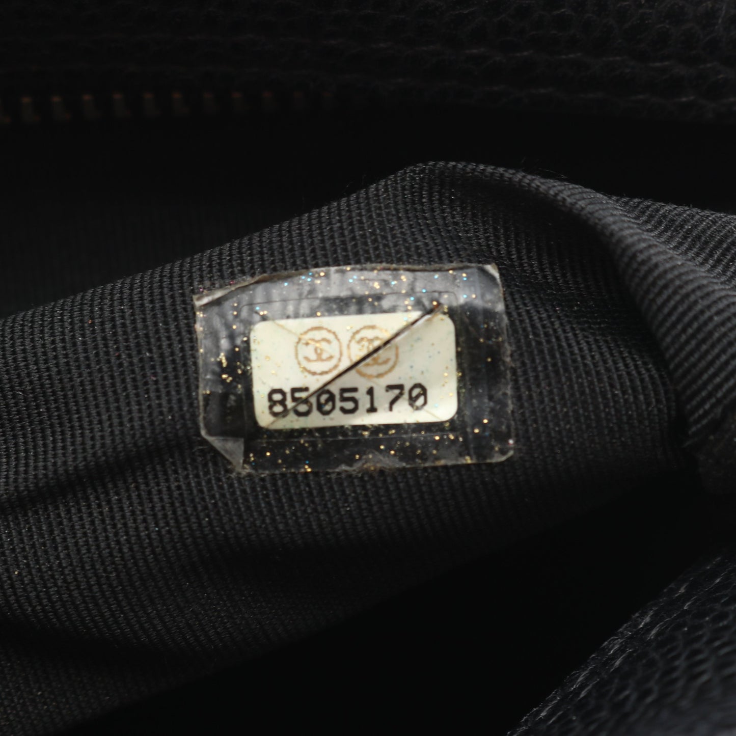 マトラッセ ハンドバッグ ミニボストンバッグ キャビアスキン ブラック ゴールド金具 シャネル バッグ CHANEL