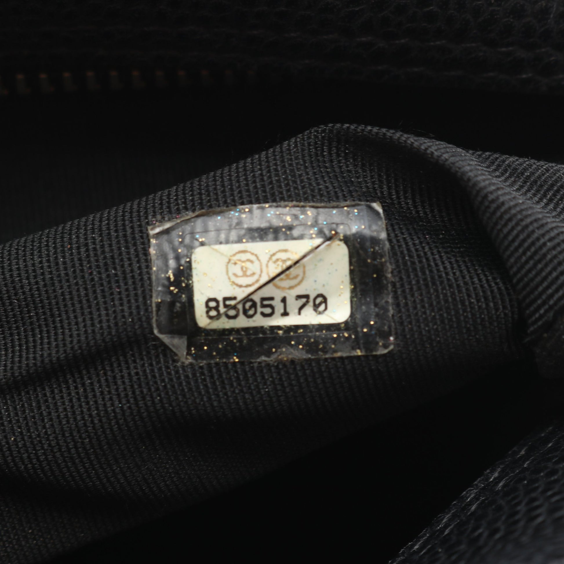 マトラッセ ハンドバッグ ミニボストンバッグ キャビアスキン ブラック ゴールド金具 シャネル バッグ CHANEL