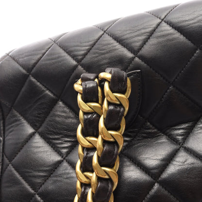 マトラッセ バックパック リュックサック ラムスキン ブラック ゴールド金具 シャネル バッグ CHANEL