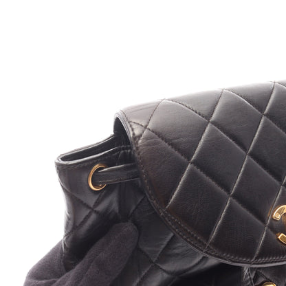マトラッセ バックパック リュックサック ラムスキン ブラック ゴールド金具 シャネル バッグ CHANEL