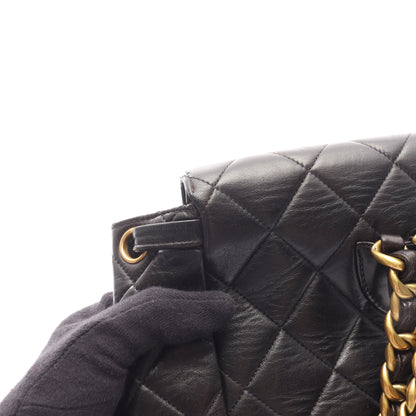 マトラッセ バックパック リュックサック ラムスキン ブラック ゴールド金具 シャネル バッグ CHANEL