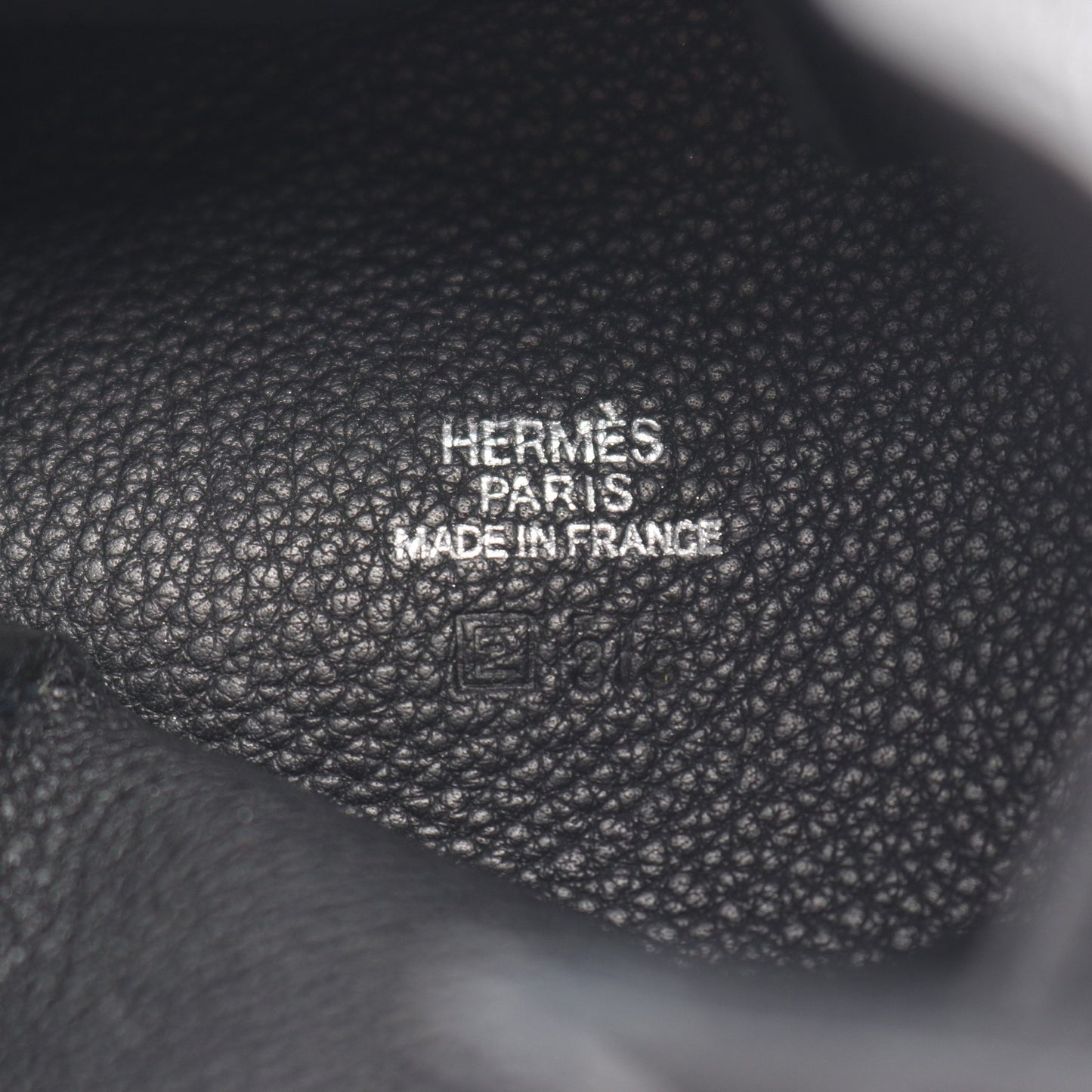 ヴェスパ ポーチ トゴ ブラック シルバー金具 □E刻印 エルメス 財布・小物 HERMES