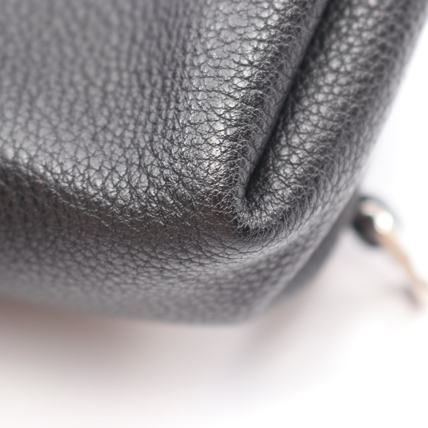 ヴェスパ ポーチ トゴ ブラック シルバー金具 □E刻印 エルメス 財布・小物 HERMES