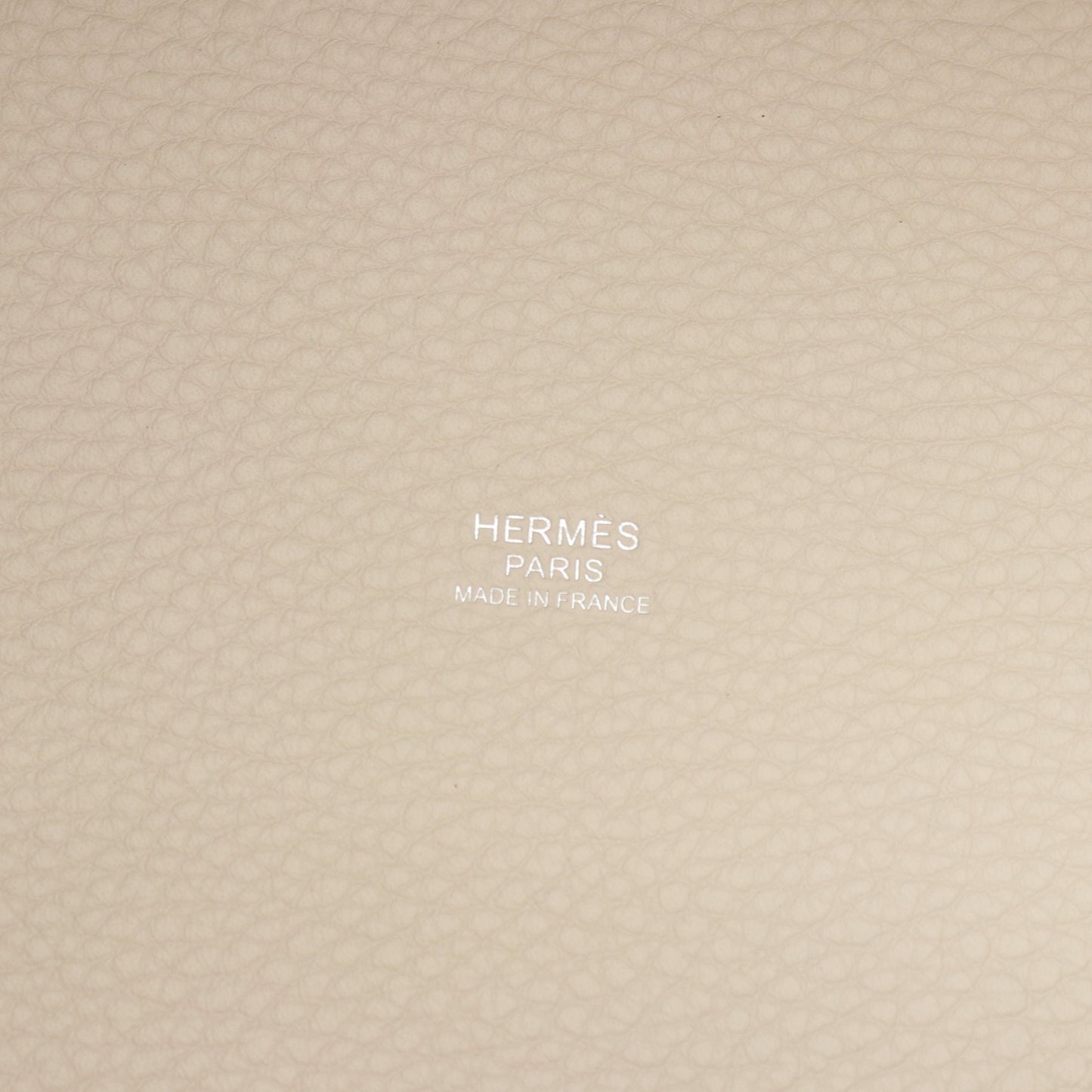 ピコタンロックPM クレ ハンドバッグ トリヨンクレマンス アイボリー シルバー金具 K刻印 エルメス バッグ HERMES