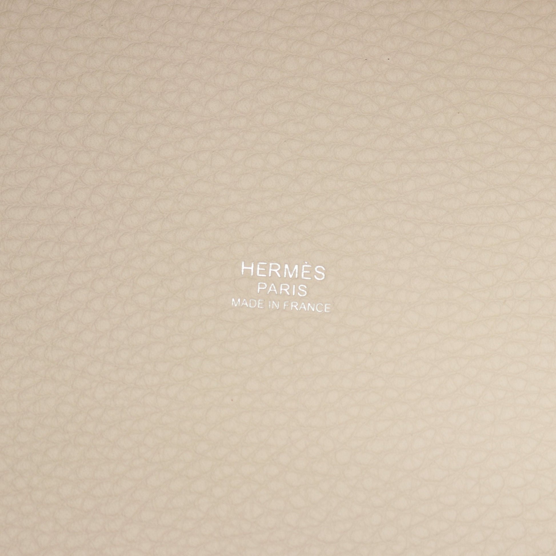 ピコタンロックPM クレ ハンドバッグ トリヨンクレマンス アイボリー シルバー金具 K刻印 エルメス バッグ HERMES