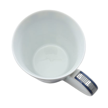 ブルーダイユール マグカップ 食器 陶器 ホワイト ブルー エルメス 財布・小物 HERMES