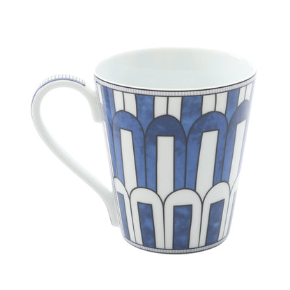 ブルーダイユール マグカップ 食器 陶器 ホワイト ブルー エルメス 財布・小物 HERMES