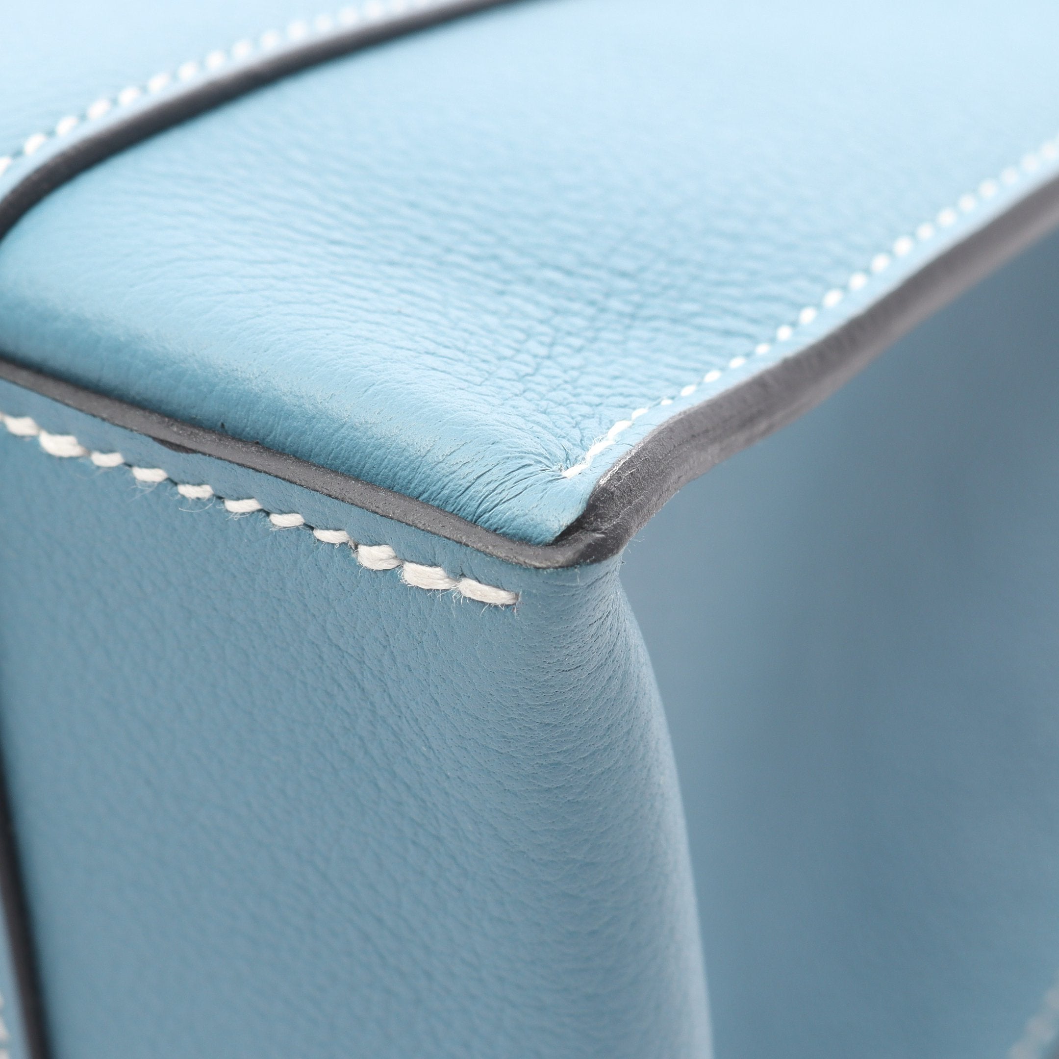 エルメス HERMES カバッシュ ショルダーバッグ バッグ レザー エバーカラー エバーカラー ニューブルージーン W刻印（2024年製造） レディース ブルー系 084929CK 【中古】 渋谷並木橋店】HERMES エルメス ショルダーバッグ カバッシュ ニュー