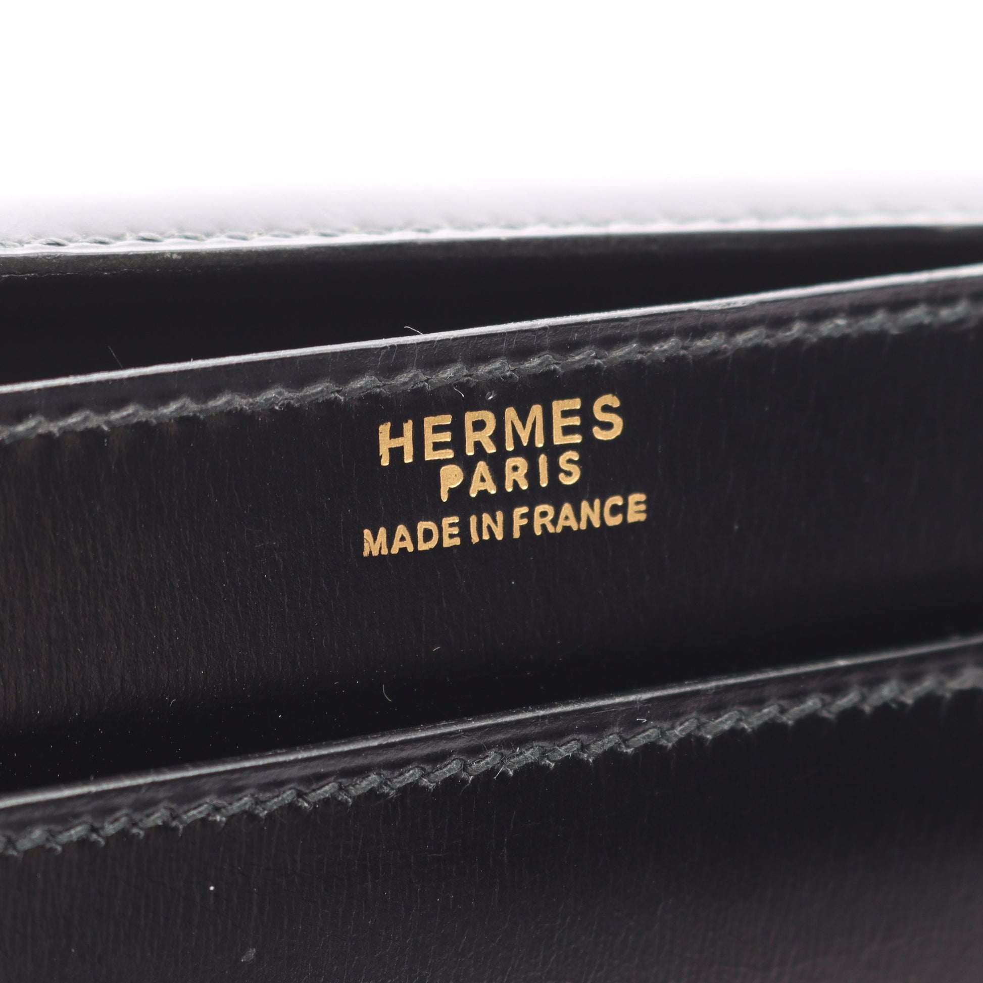 ピアノ ハンドバッグ ボックスカーフ ブラック ゴールド金具 ○J刻印 エルメス バッグ HERMES