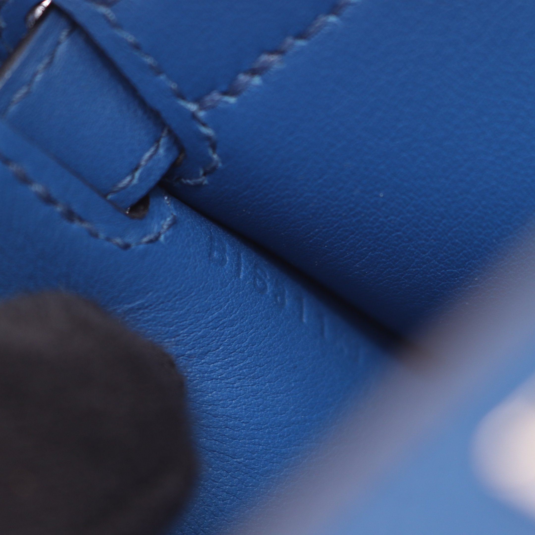 エルメス HERMES ジプシエール ミニ ショルダーバッグ バッグ ヴォースイフト ヴォースイフト ブルーフランス B刻印（2023年製造） レディース ブルー系 083982CK 【中古】 ジプシエール ミニ ブルーフランス ショルダーバッグ ヴォースイフト