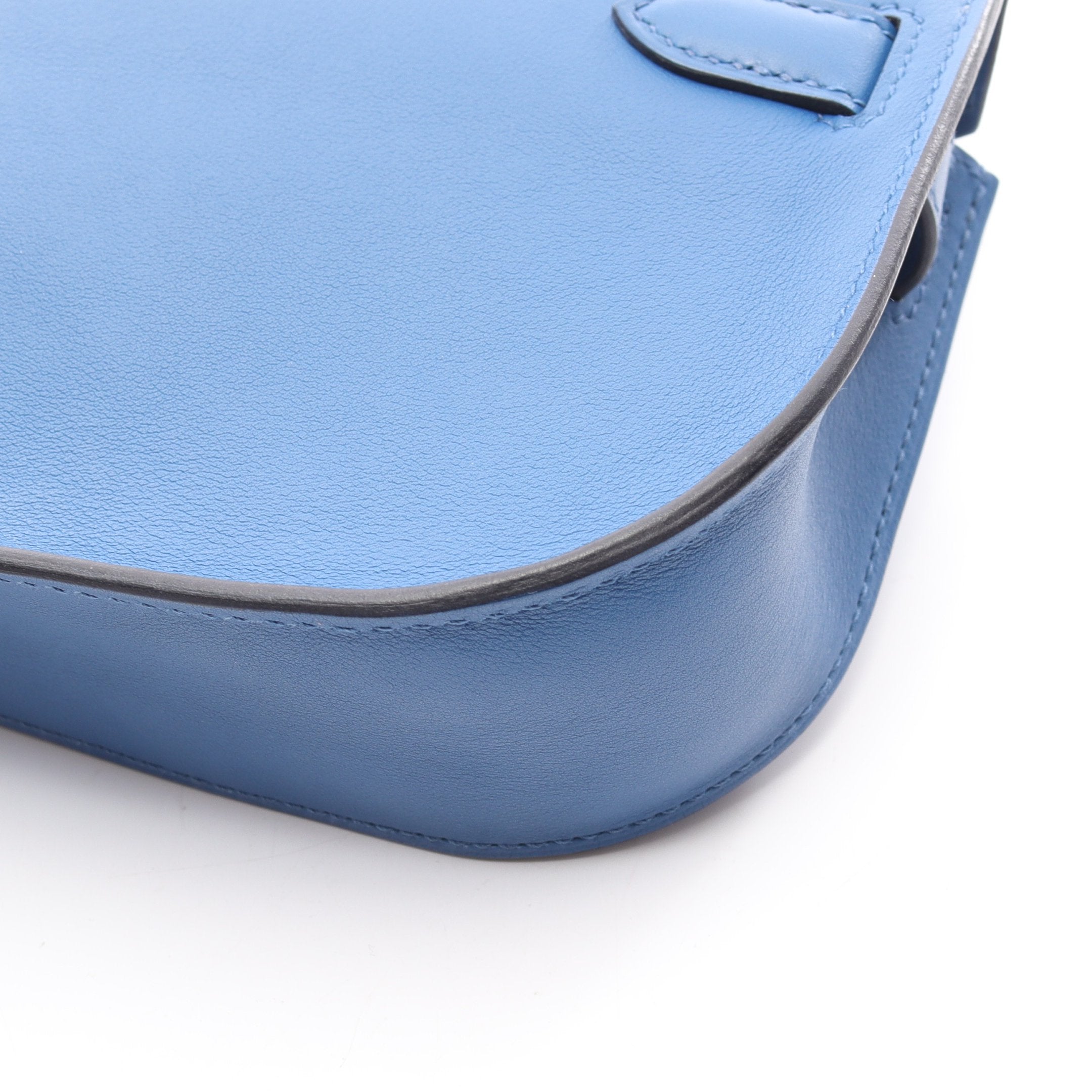エルメス HERMES ジプシエール ミニ ショルダーバッグ バッグ ヴォースイフト ヴォースイフト ブルーフランス B刻印（2023年製造） レディース ブルー系 083982CK 【中古】 ジプシエール ミニ ブルーフランス ショルダーバッグ ヴォースイフト