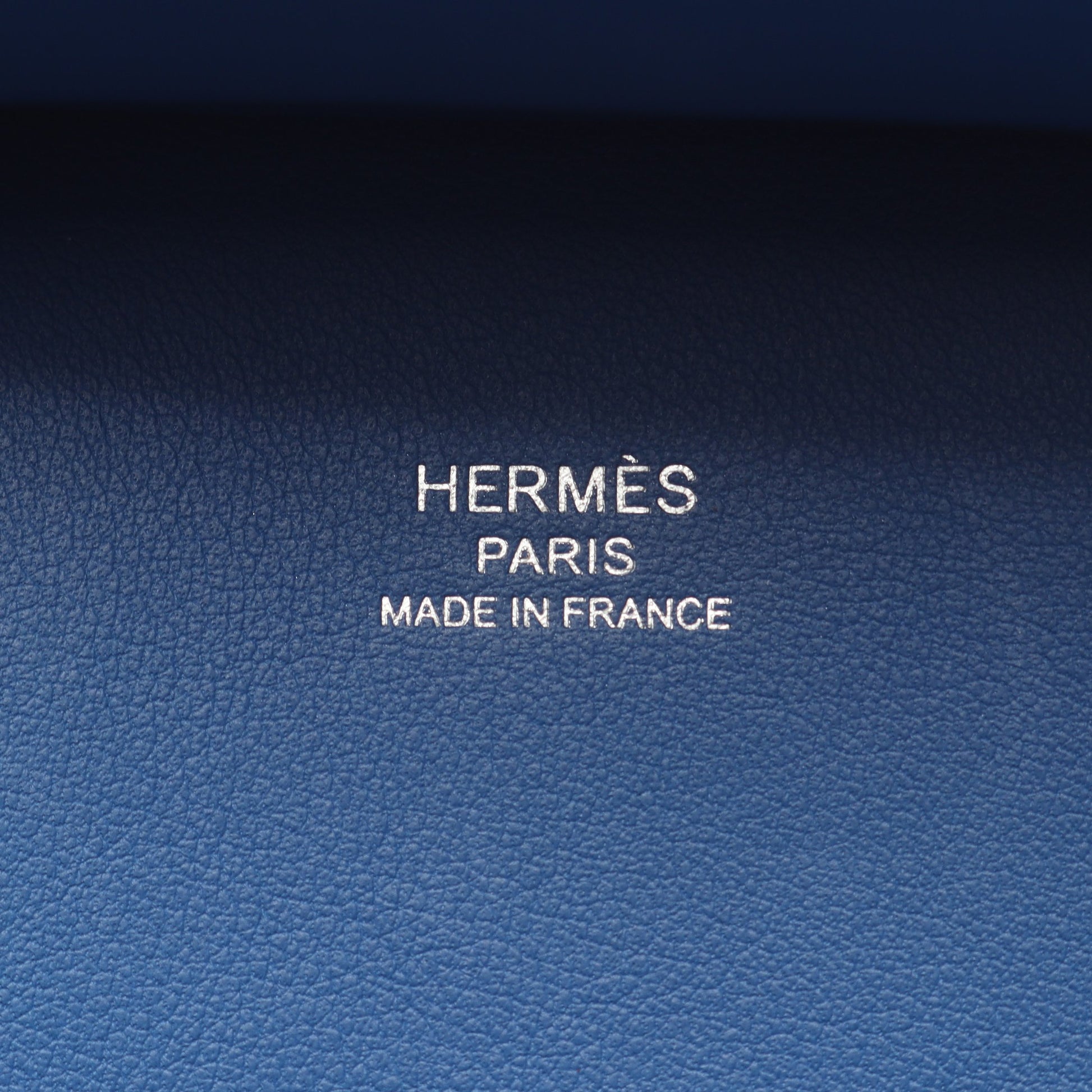 ジプシエール ミニ ブルーフランス ショルダーバッグ ヴォースイフト ブルー シルバー金具 B刻印 エルメス バッグ HERMES