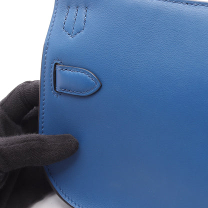 ジプシエール ミニ ブルーフランス ショルダーバッグ ヴォースイフト ブルー シルバー金具 B刻印 エルメス バッグ HERMES