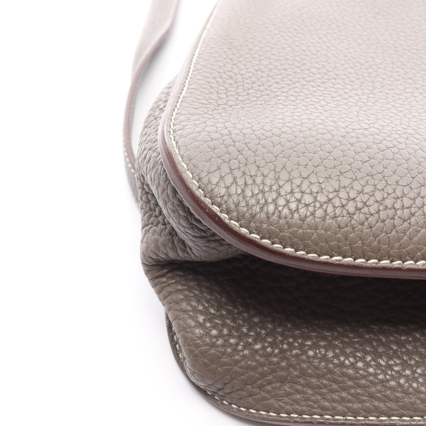 アルザン31 エタン ハンドバッグ トリヨンクレマンス グレーベージュ シルバー金具 2WAY T刻印 エルメス