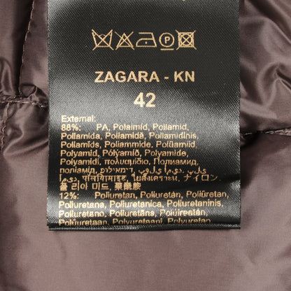 ZAGARA-KN ダウンコート ナイロン グレーブラウン ムーレー アウター MOORER
