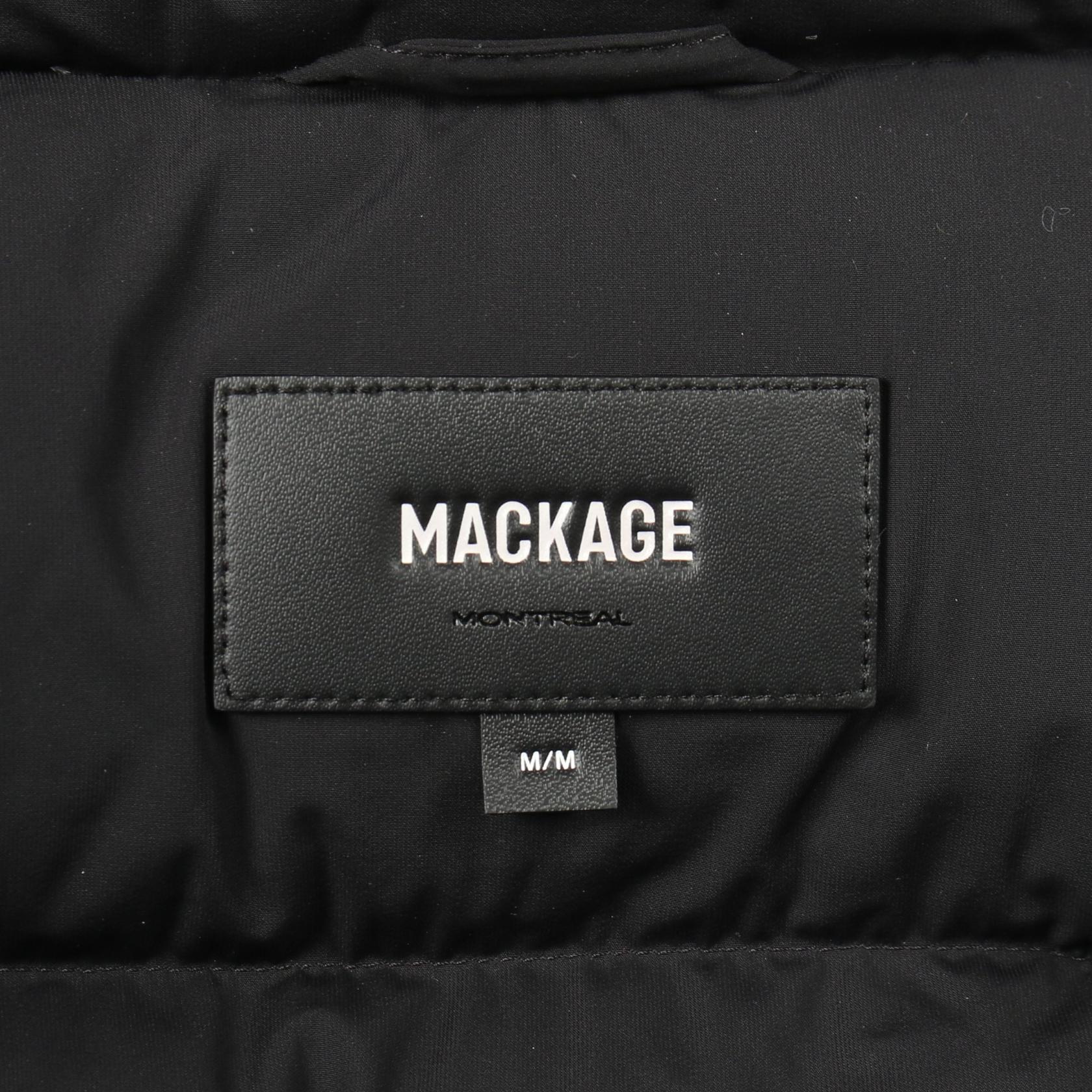 CALLA-BX フード付き ダウンコート ナイロン ブラック マッカージュ アウター Mackage