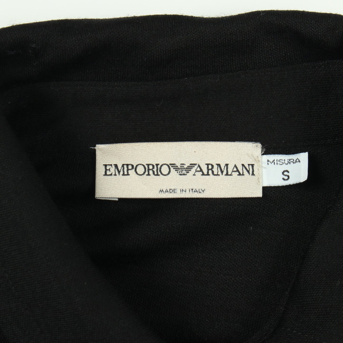 襟付き カーディガン ウール ブラック エンポリオアルマーニ トップス EMPORIO ARMANI