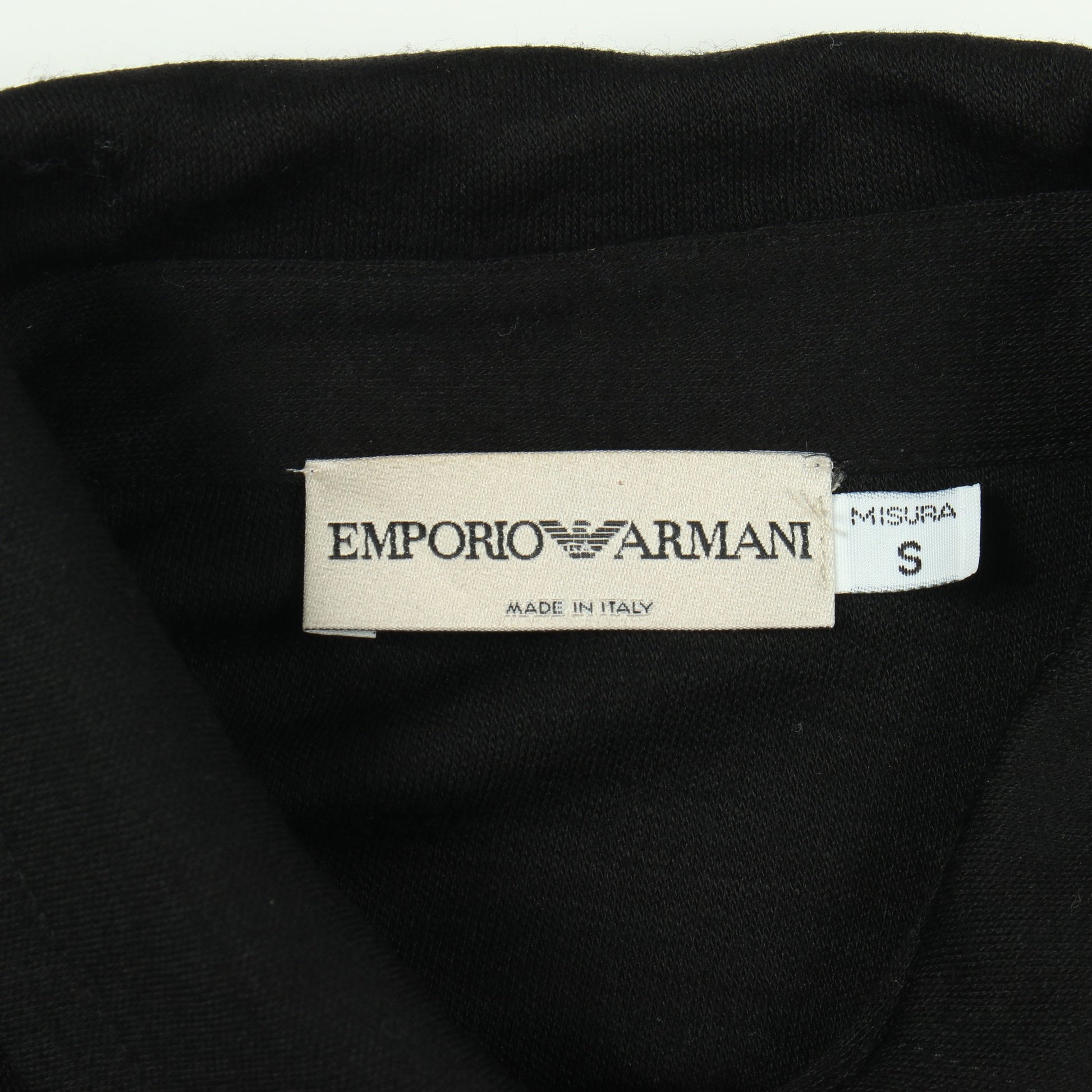 襟付き カーディガン ウール ブラック エンポリオアルマーニ トップス EMPORIO ARMANI