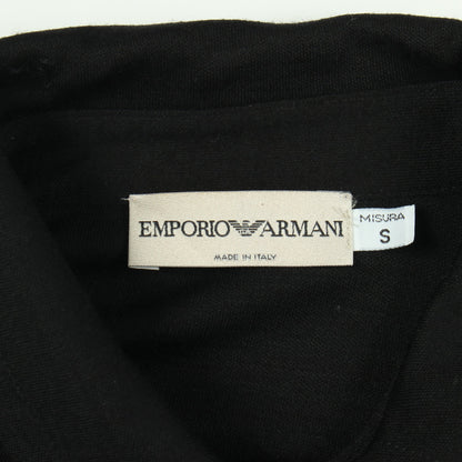 襟付き カーディガン ウール ブラック エンポリオアルマーニ トップス EMPORIO ARMANI