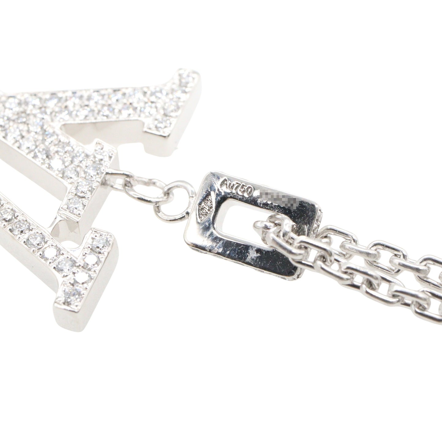 パンダンティフ ダイヤ ネックレス ネックレス K18WG ダイヤモンド ホワイトゴールド クリア ルイヴィトン アクセサリー LOUIS VUITTON