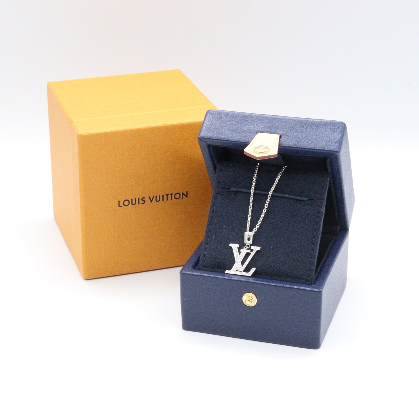 パンダンティフ ダイヤ ネックレス ネックレス K18WG ダイヤモンド ホワイトゴールド クリア ルイヴィトン アクセサリー LOUIS VUITTON