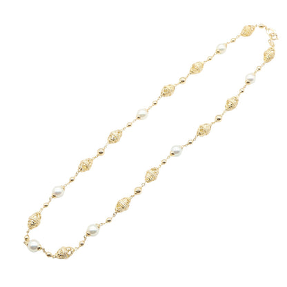 パール ネックレス 7P ネックレス K18YG パール イエローゴールド ホワイト ミキモト アクセサリー MIKIMOTO