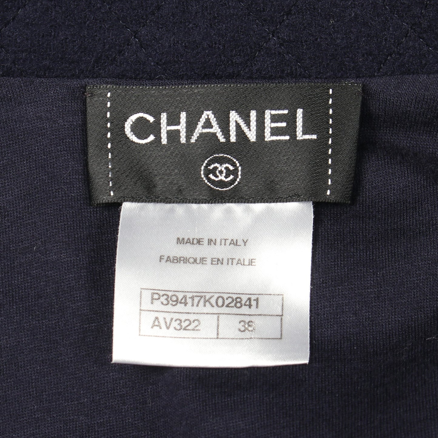 ココマーク ブルゾン ジャケット ウール ネイビー シャネル アウター CHANEL