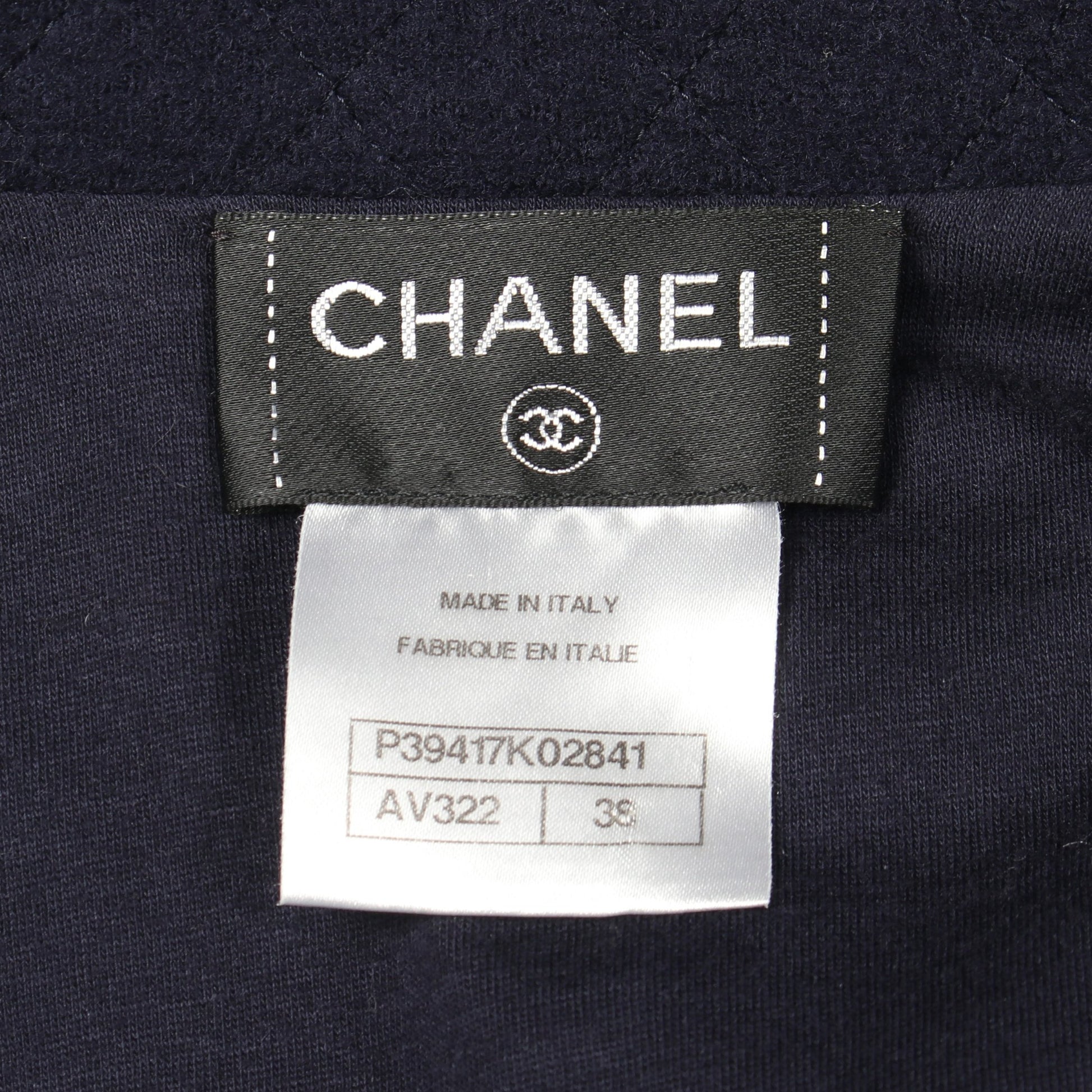 ココマーク ブルゾン ジャケット ウール ネイビー シャネル アウター CHANEL