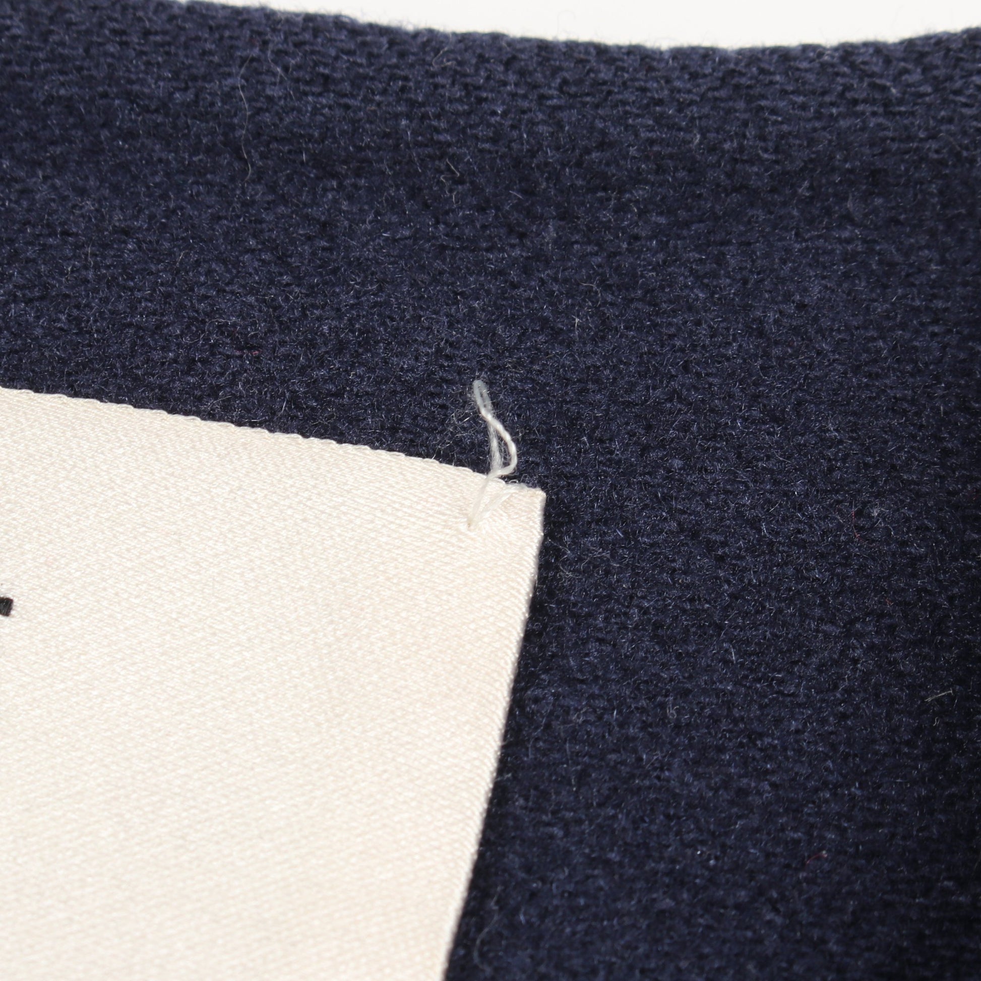 サルキー刺繍 ノーカラージャケット カシミヤ ネイビー セリーヌ アウター CELINE