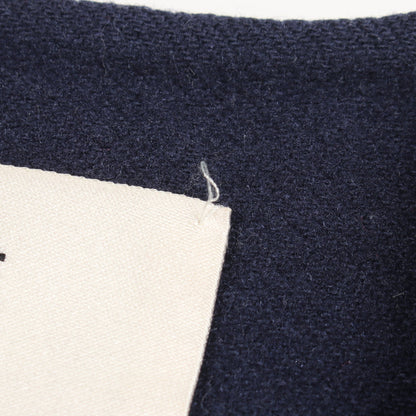 サルキー刺繍 ノーカラージャケット カシミヤ ネイビー セリーヌ アウター CELINE