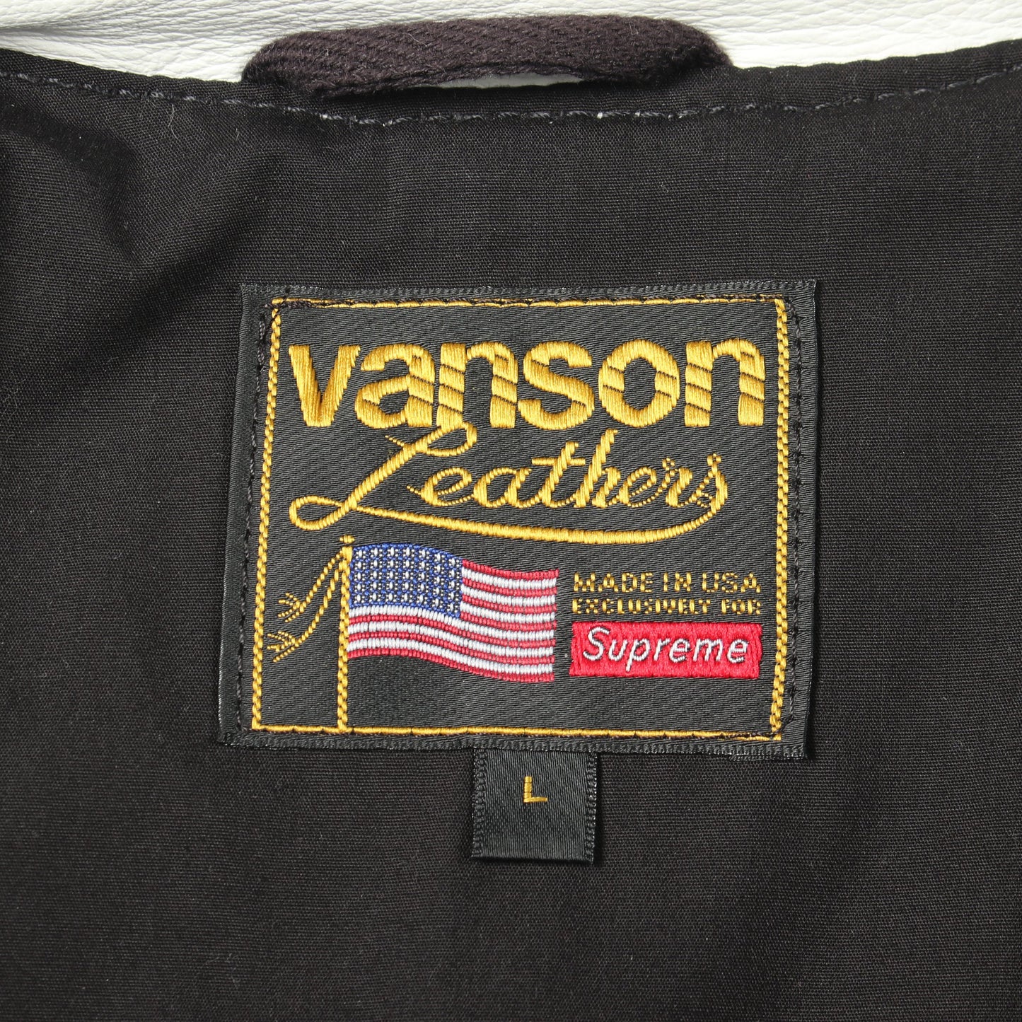 Supreme × Vanson Leathers Ghost Rider Jacket ブルゾン ジャケット レザー ホワイト イエロー オレンジブラウン シュプリーム アウター Supreme